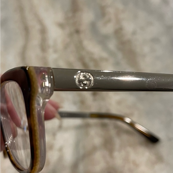 GUCCI eyeglass frame, model GG3678 4WJ, with matching case - Picture 2 of 9